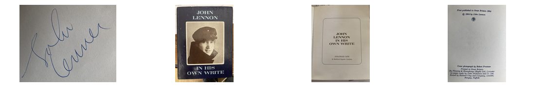John Lennon signature study: Description of the Documents