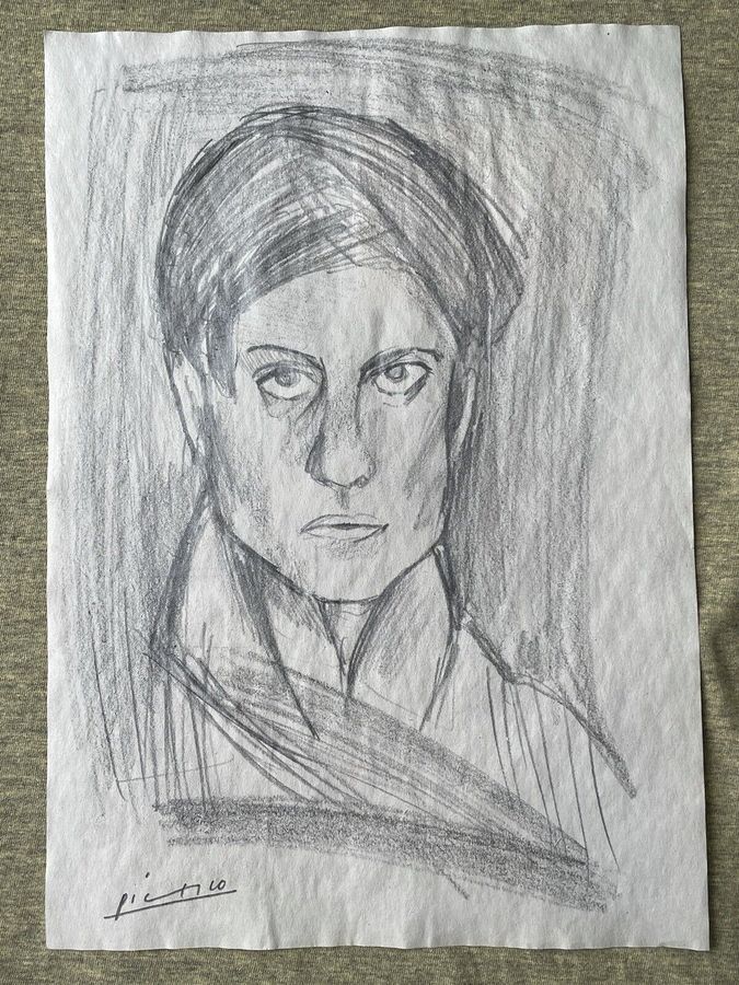Picasso composition study: Inauthenticity Tells