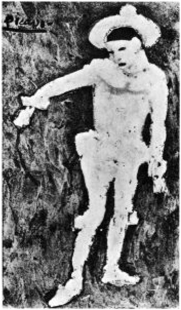 Little Pierrot: "Pierrot" oil on canvas, 1901, Paris