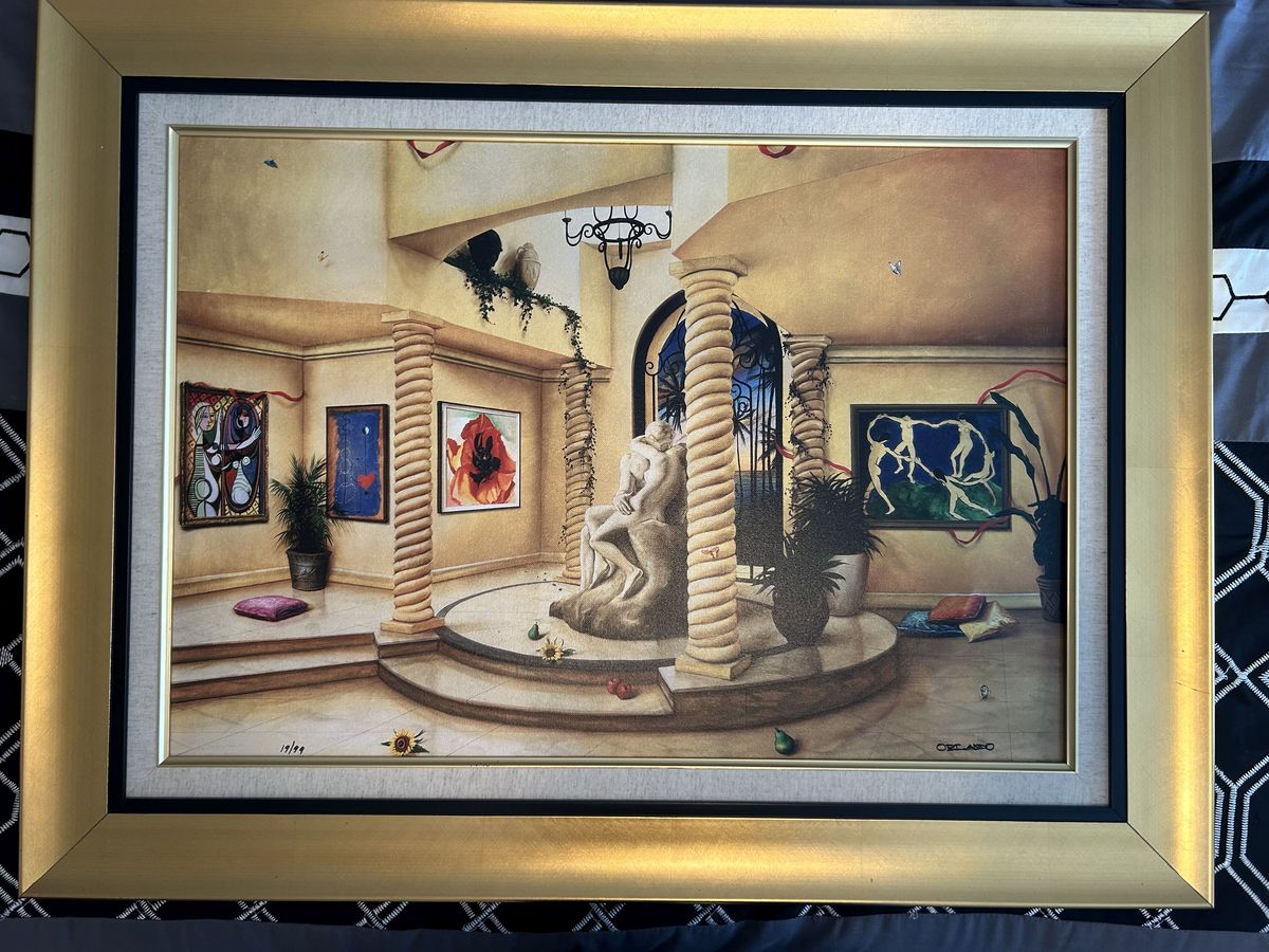 Framed work attributed to Raphael: Description of the Documents