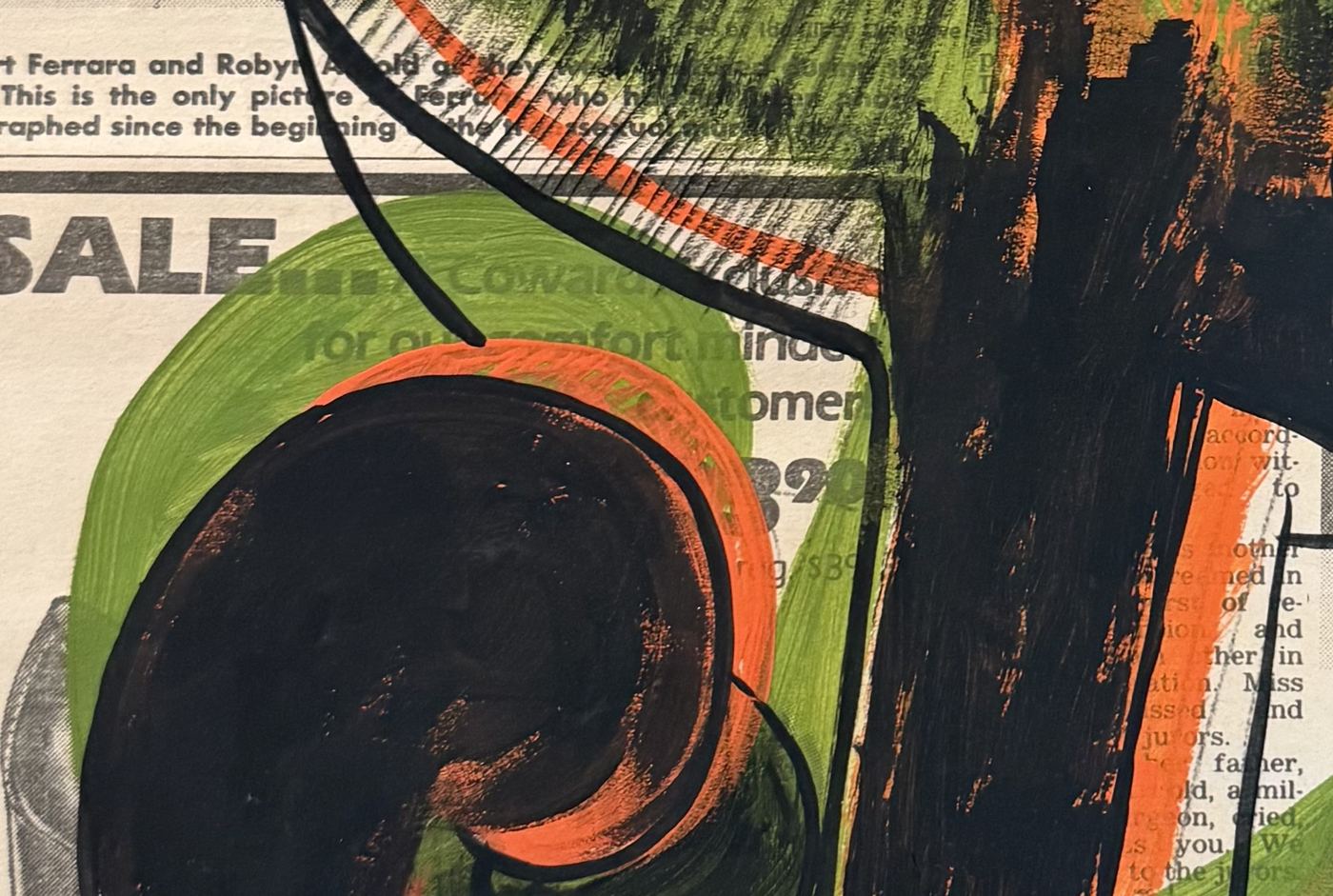 Andy Warhol Dollar Sign newspaper image authentication evidence image 7