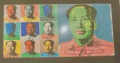Andy Warhol Mao invitation card authentication evidence image 1