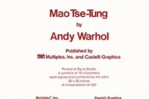 Andy Warhol Mao invitation card authentication evidence image 8