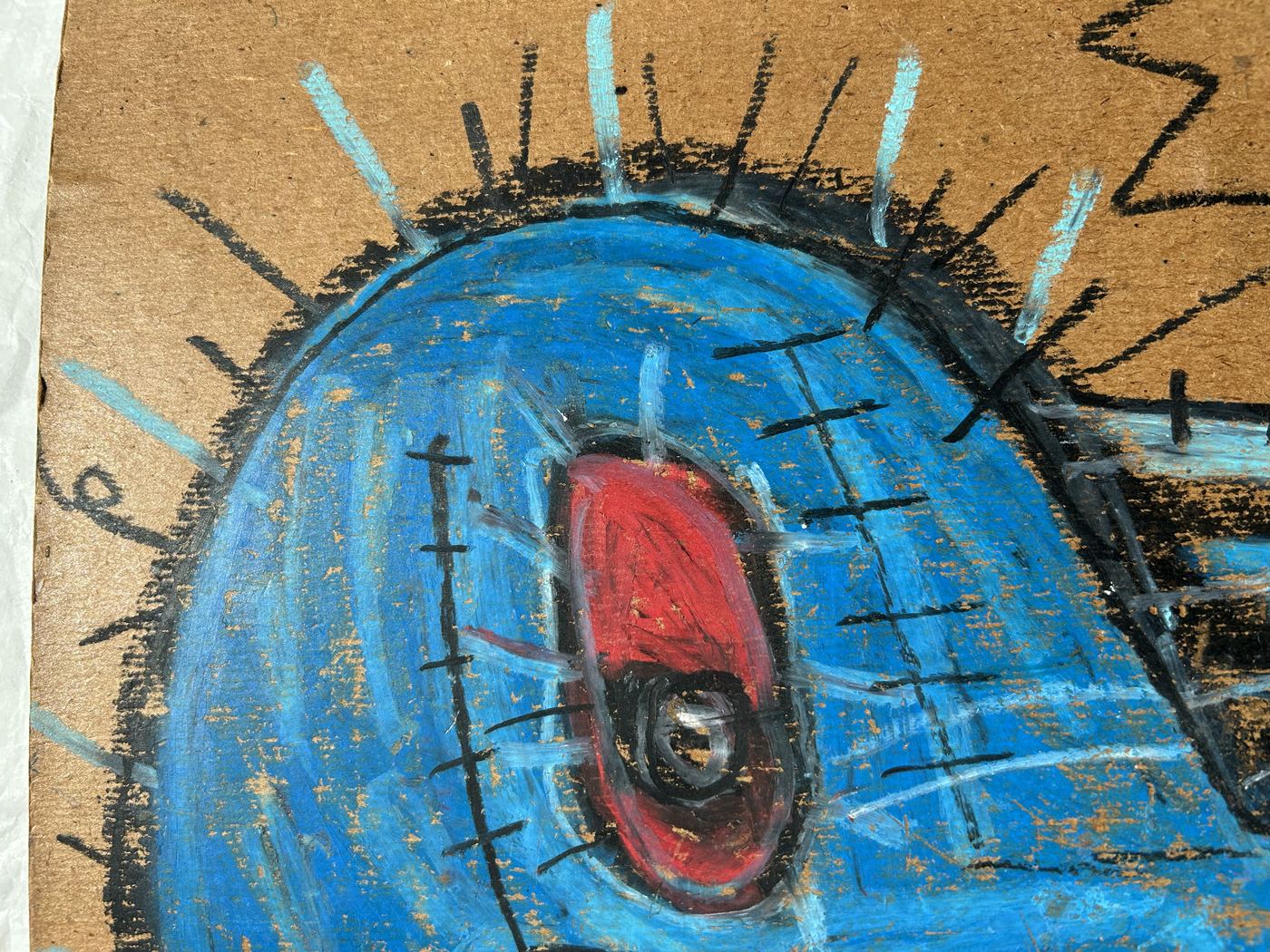 Jean-Michel Basquiat Untitled Basquiat study authentication evidence image 8