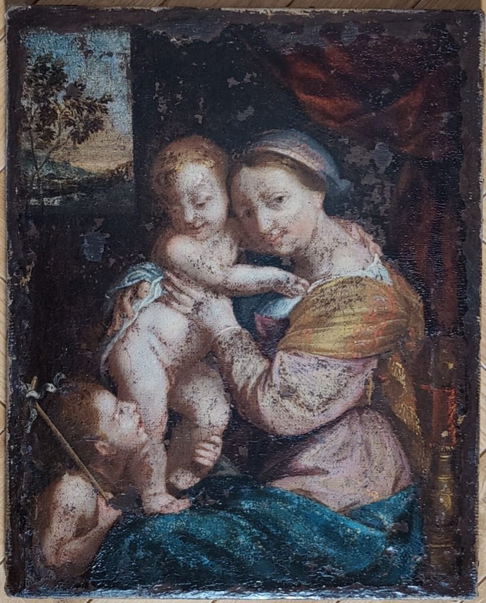Historic & Old Master Cases Virgin and Child with the Infant Saint John the Baptist authentication evidence image 6