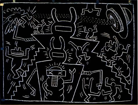 Keith Haring Mickey Alien Invasion Pop authentication evidence image 5