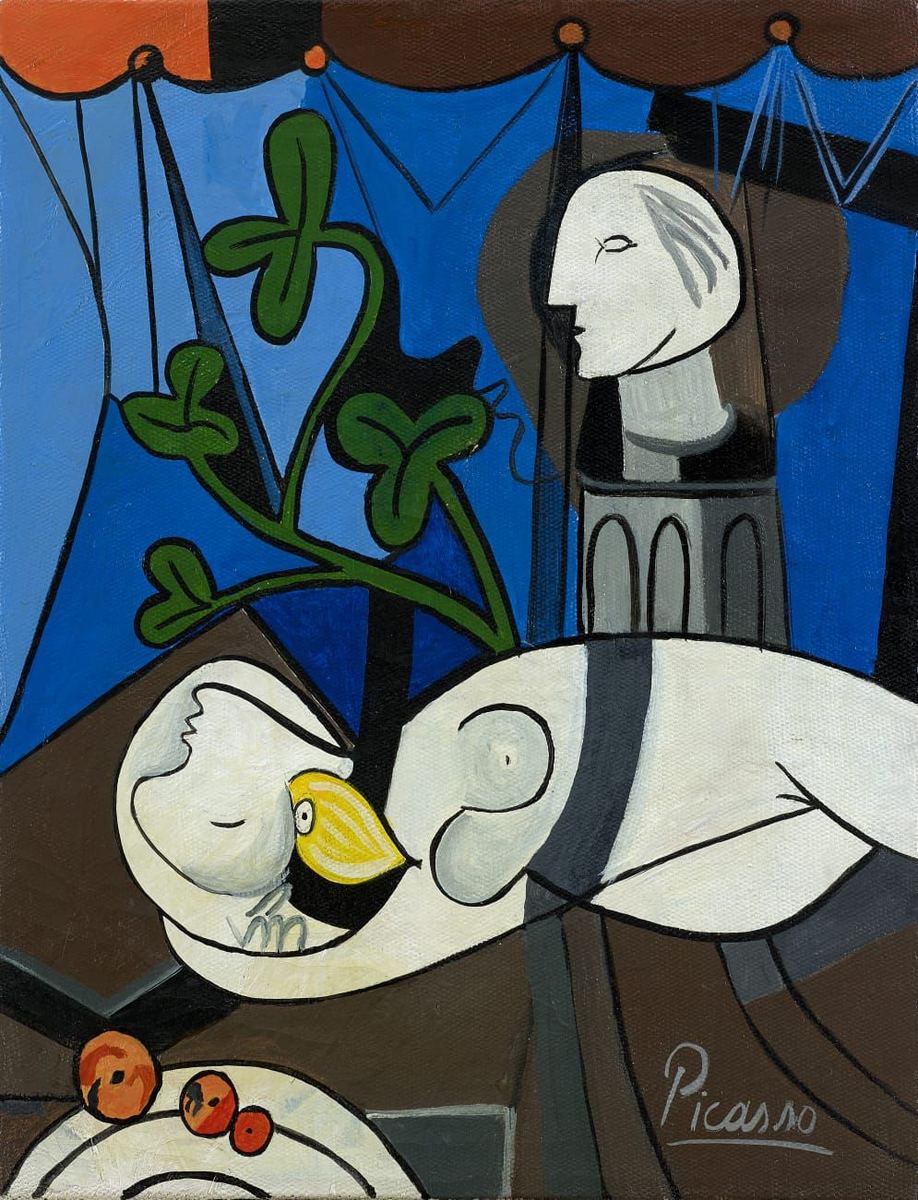 Pablo Picasso Picasso nude painting study authentication evidence image 1