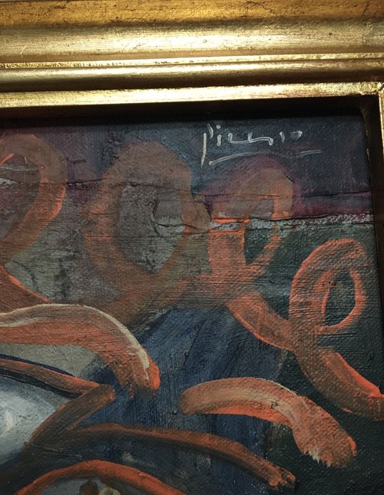 Pablo Picasso Dual Reflection authentication evidence image 2