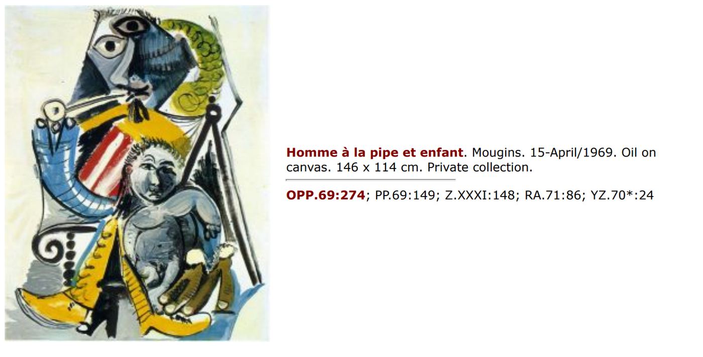 Pablo Picasso Mother Child authentication evidence image 8