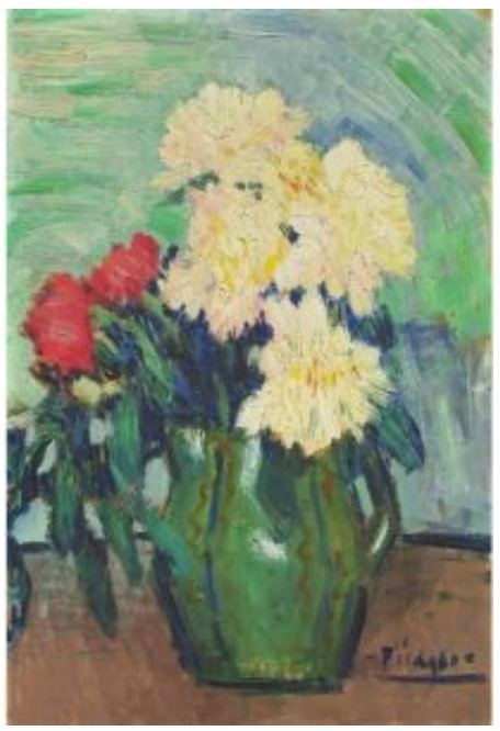 Pablo Picasso Still life with vases authentication evidence image 8