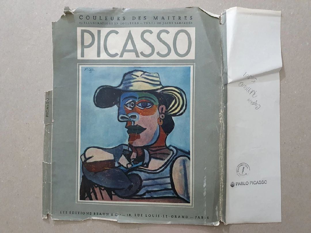 Pablo Picasso Couleurs des Maîtres -- Picasso authentication evidence image 2