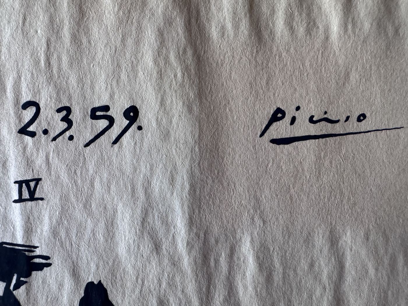 Pablo Picasso Giorno Normale authentication evidence image 2