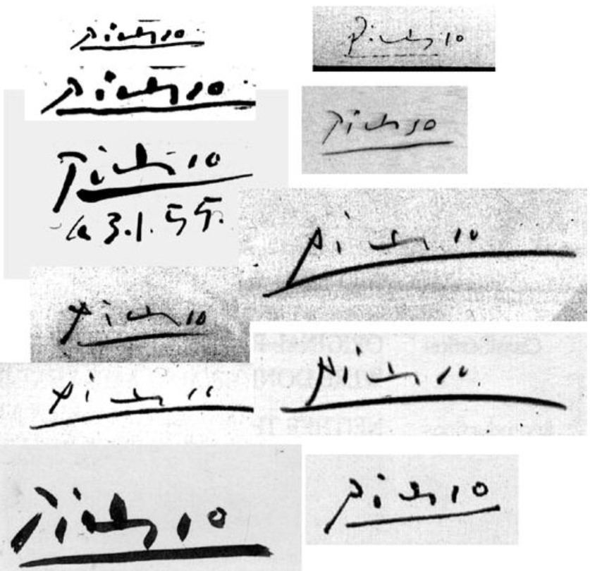 Pablo Picasso Giorno Normale authentication evidence image 7