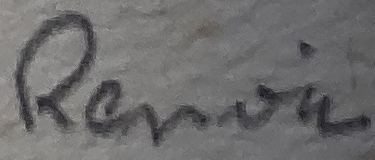 Pierre-Auguste Renoir Renoir signature study authentication evidence image 4