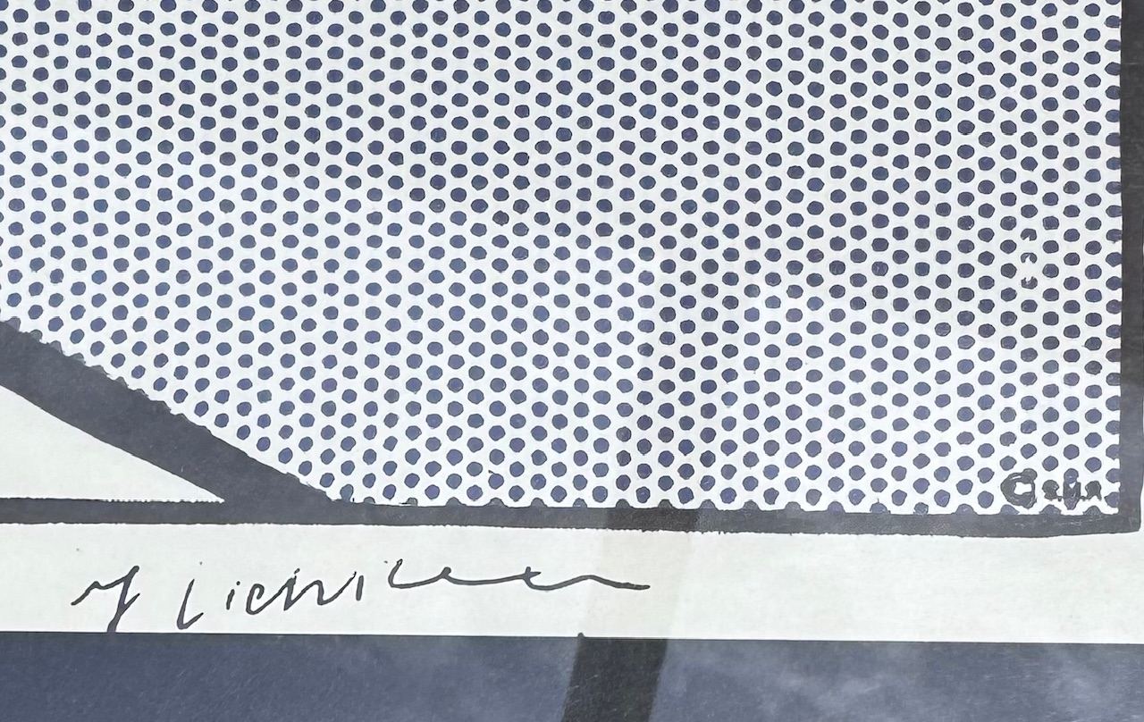 Roy Framed triptych authentication evidence image 3