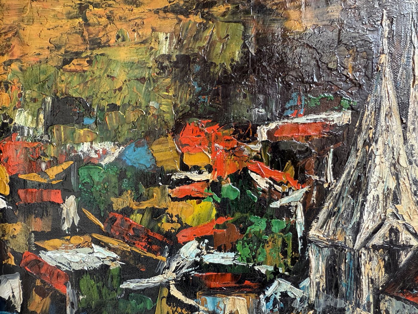 S. H. Raza S. H. Raza painting study authentication evidence image 4