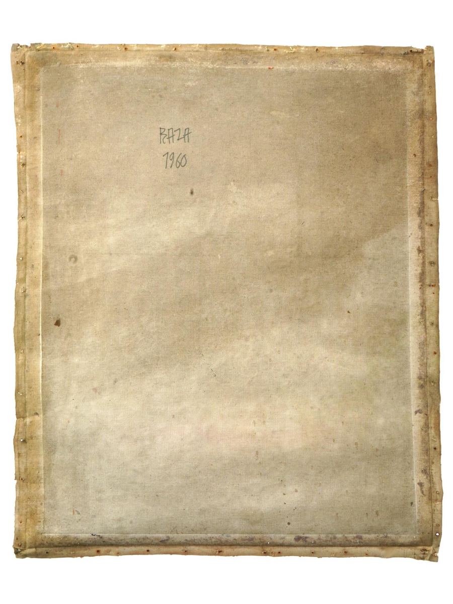 S. H. Raza S. H. Raza painting study authentication evidence image 6