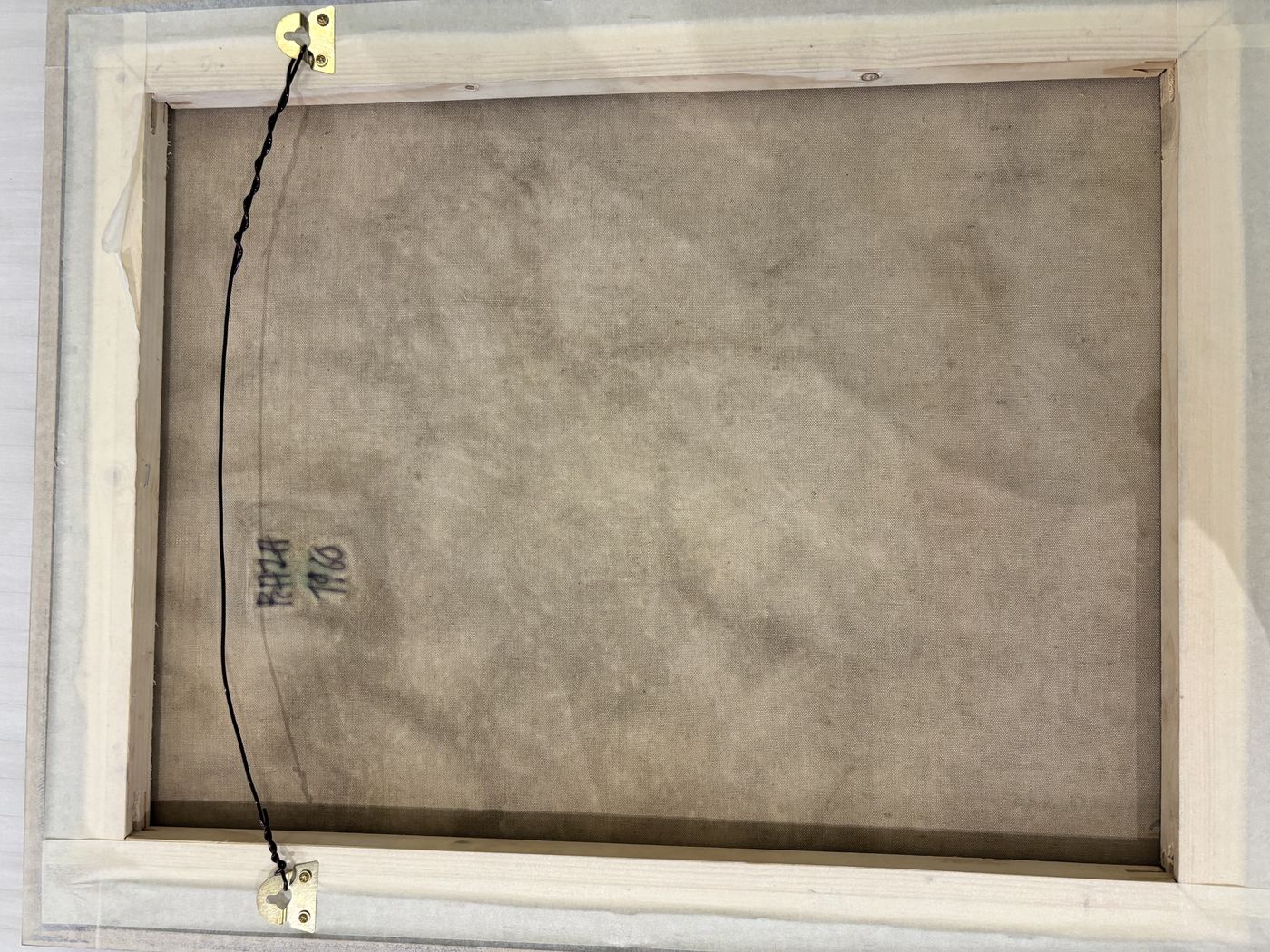 S. H. Raza S. H. Raza painting study authentication evidence image 7
