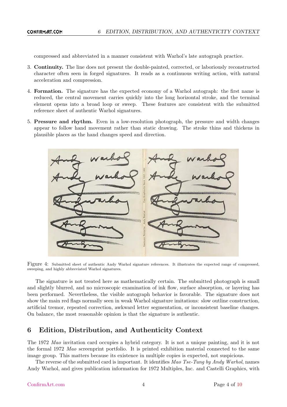 Mao invitation card report sample page 4