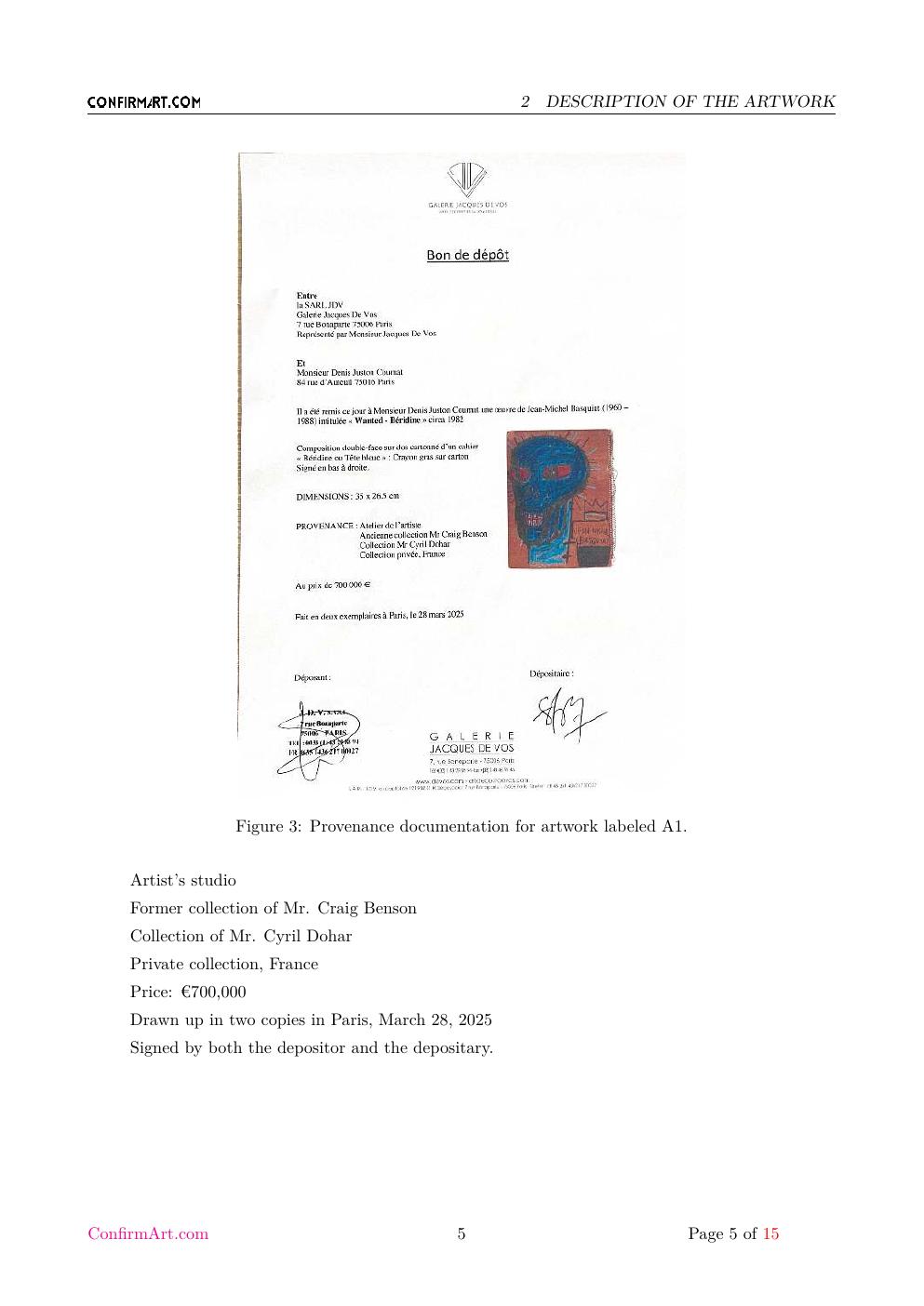 Untitled Basquiat study report sample page 5