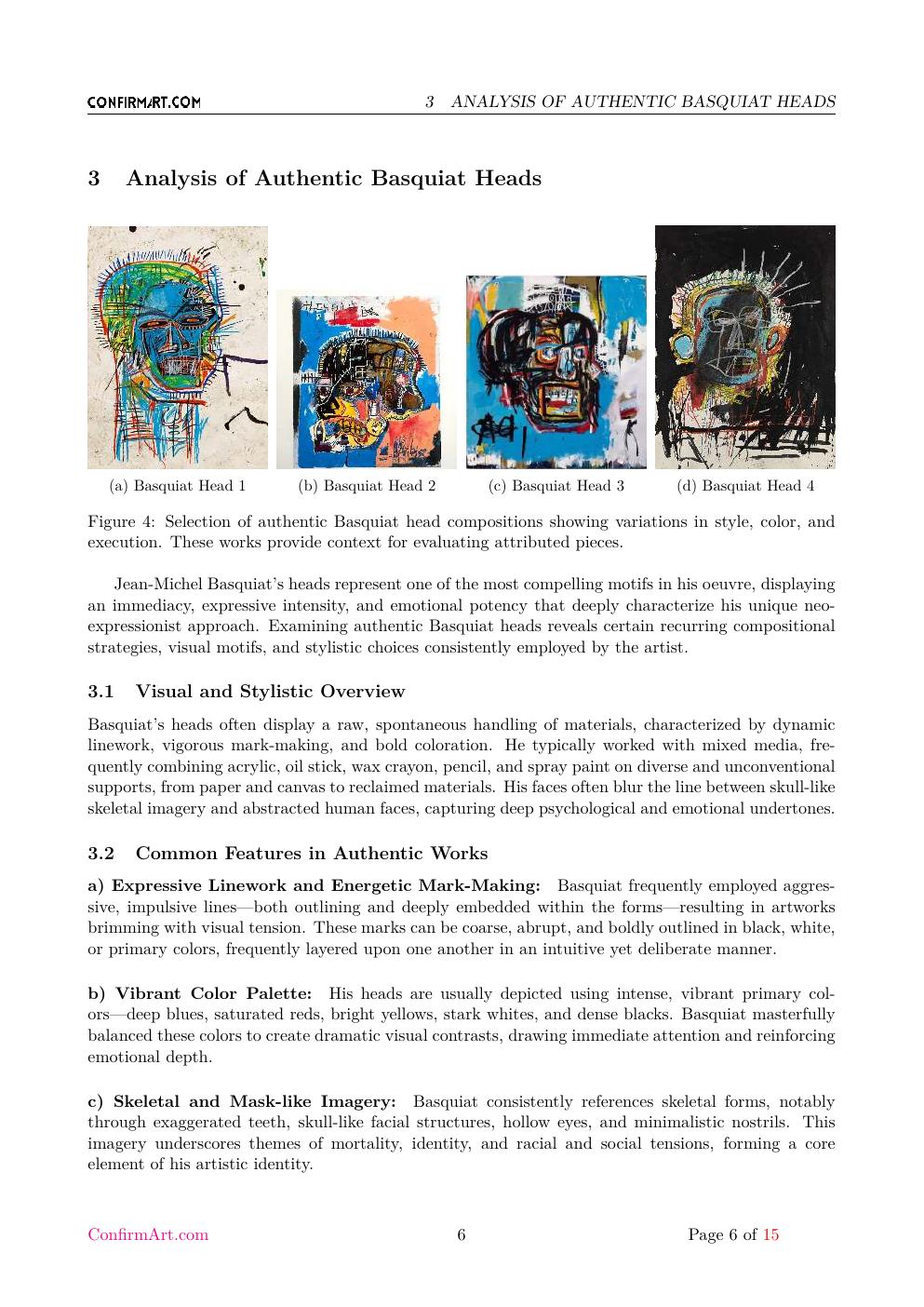 Untitled Basquiat study report sample page 6