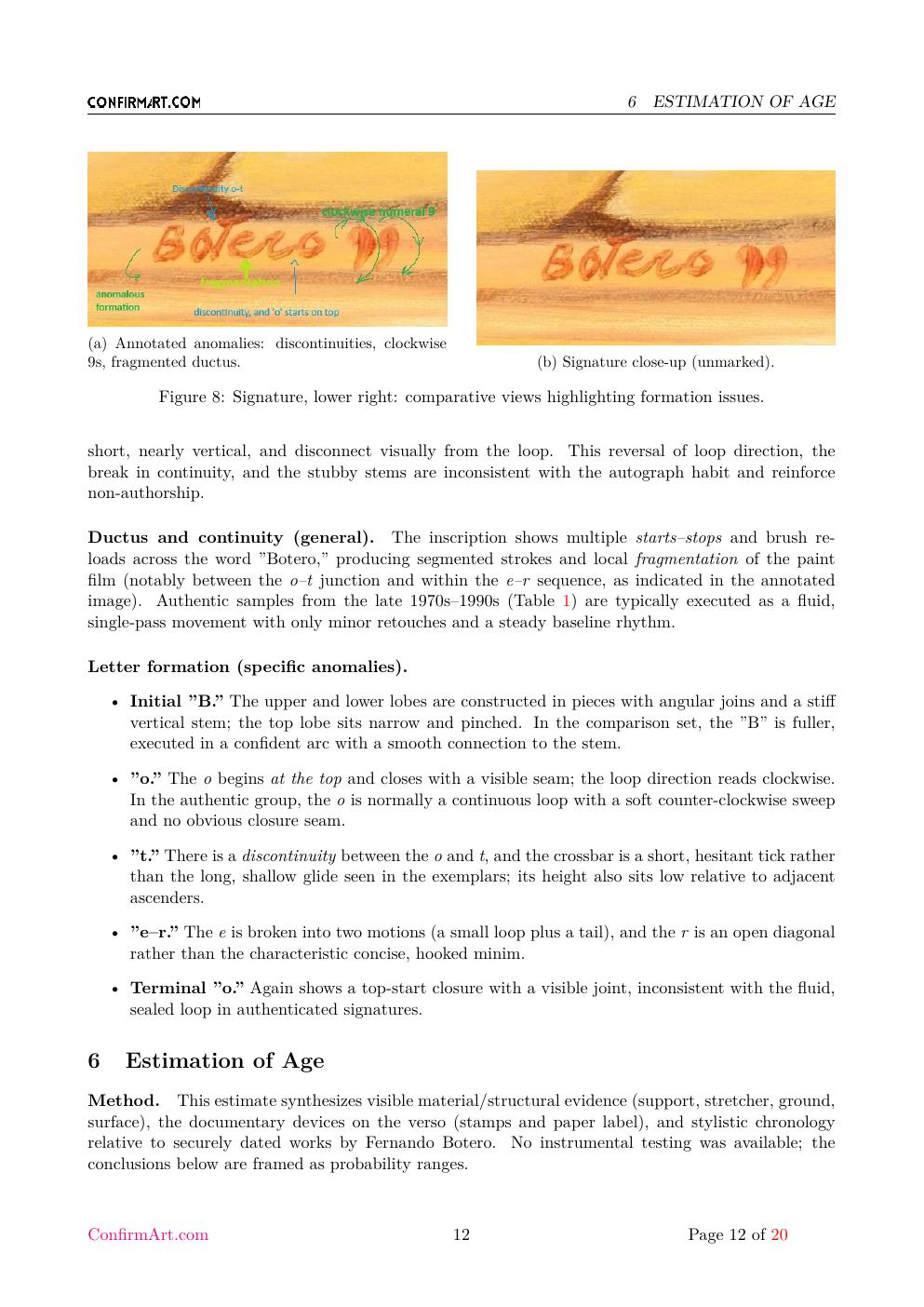 Mujer Desnuda report sample page 12