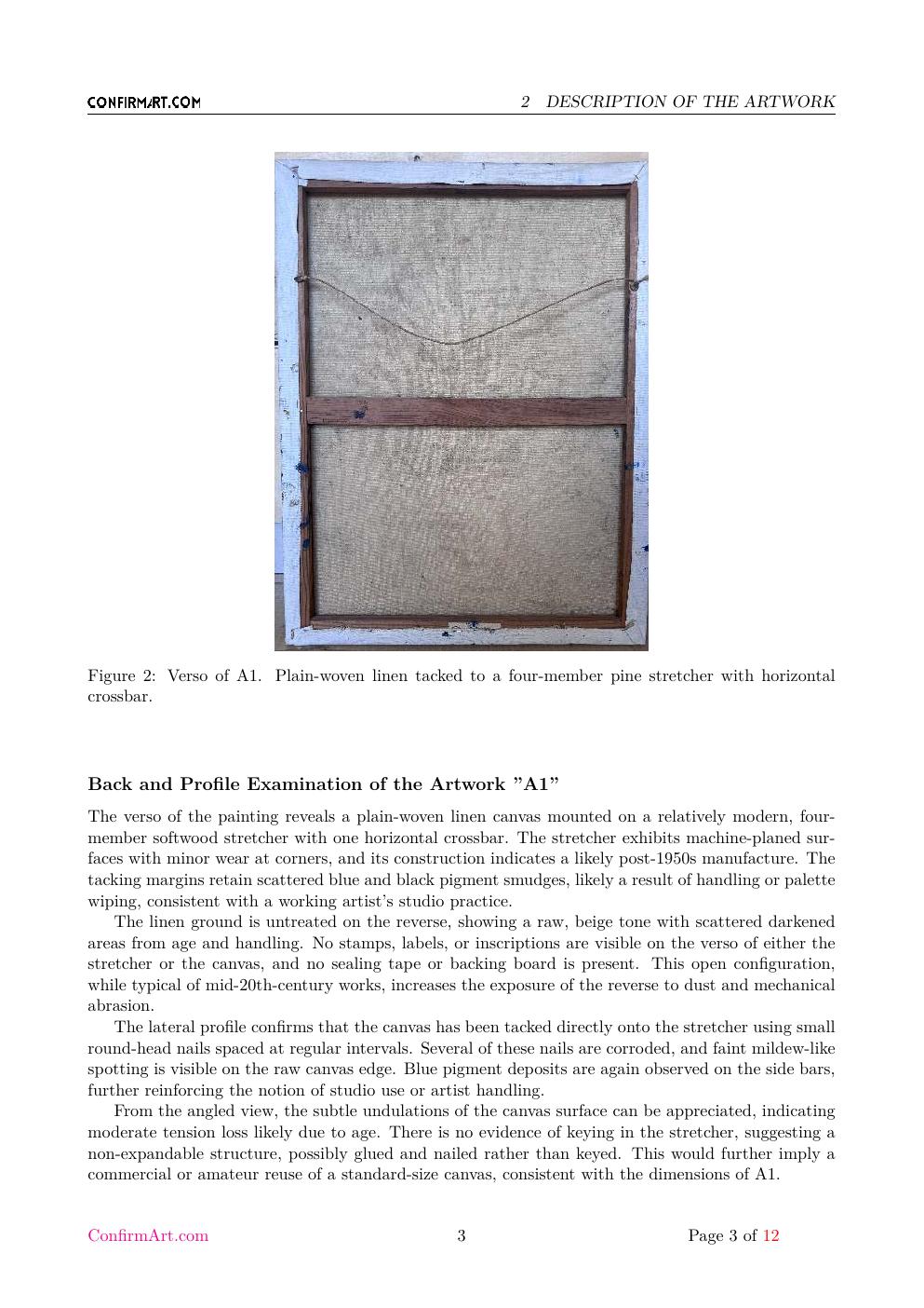 Le Clown report sample page 3