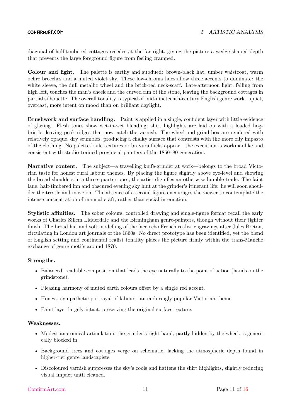 El Afilador report sample page 11