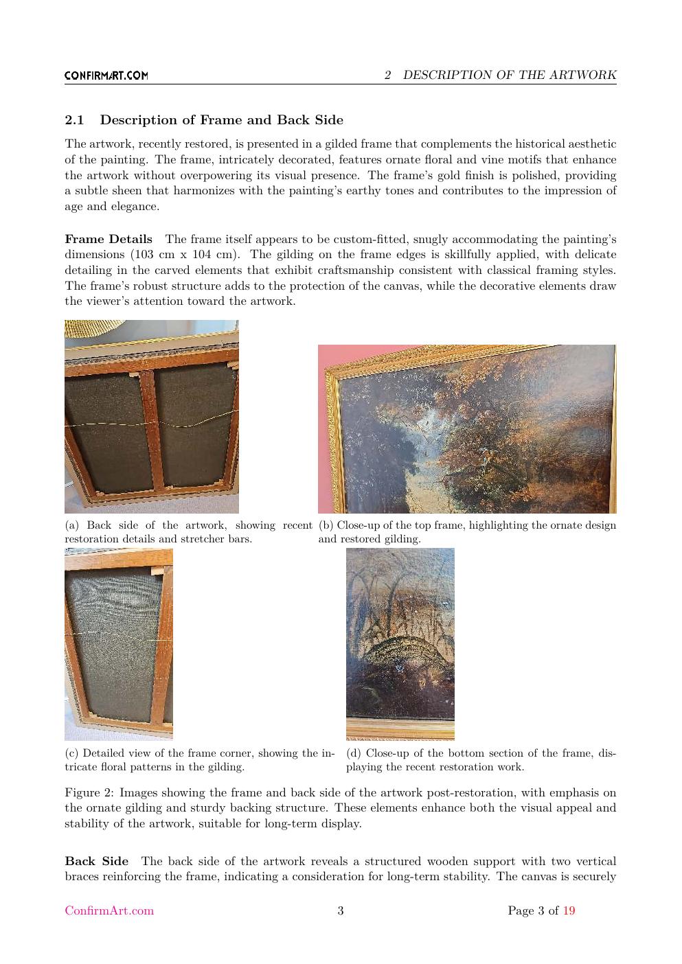 After Brueghel animal scene report sample page 3