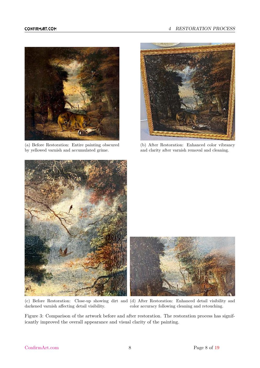 After Brueghel animal scene report sample page 8