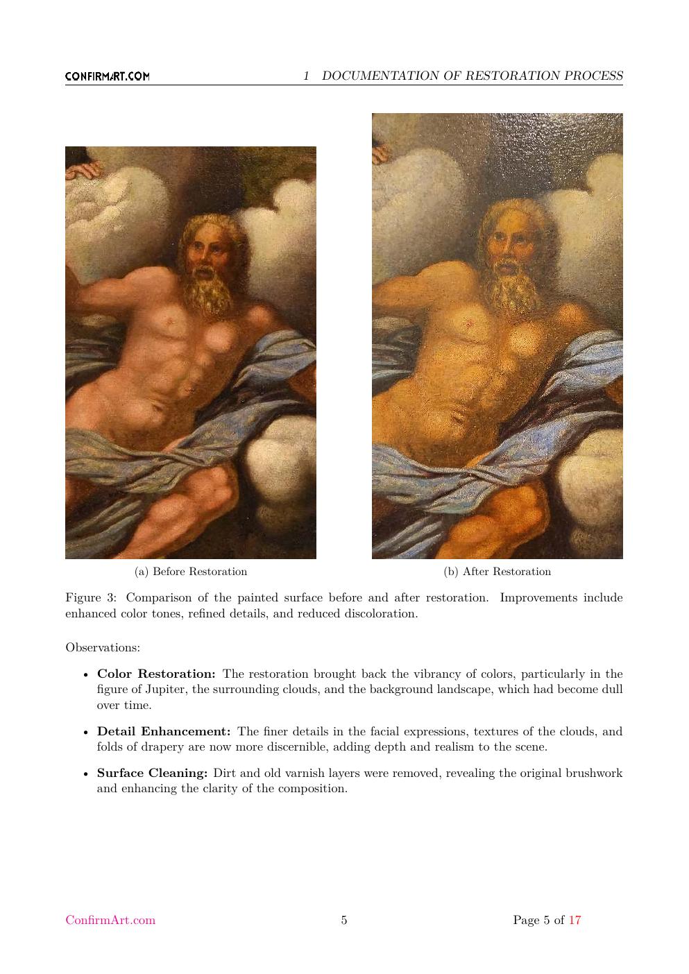 Jupiter, Io and Juno report sample page 5