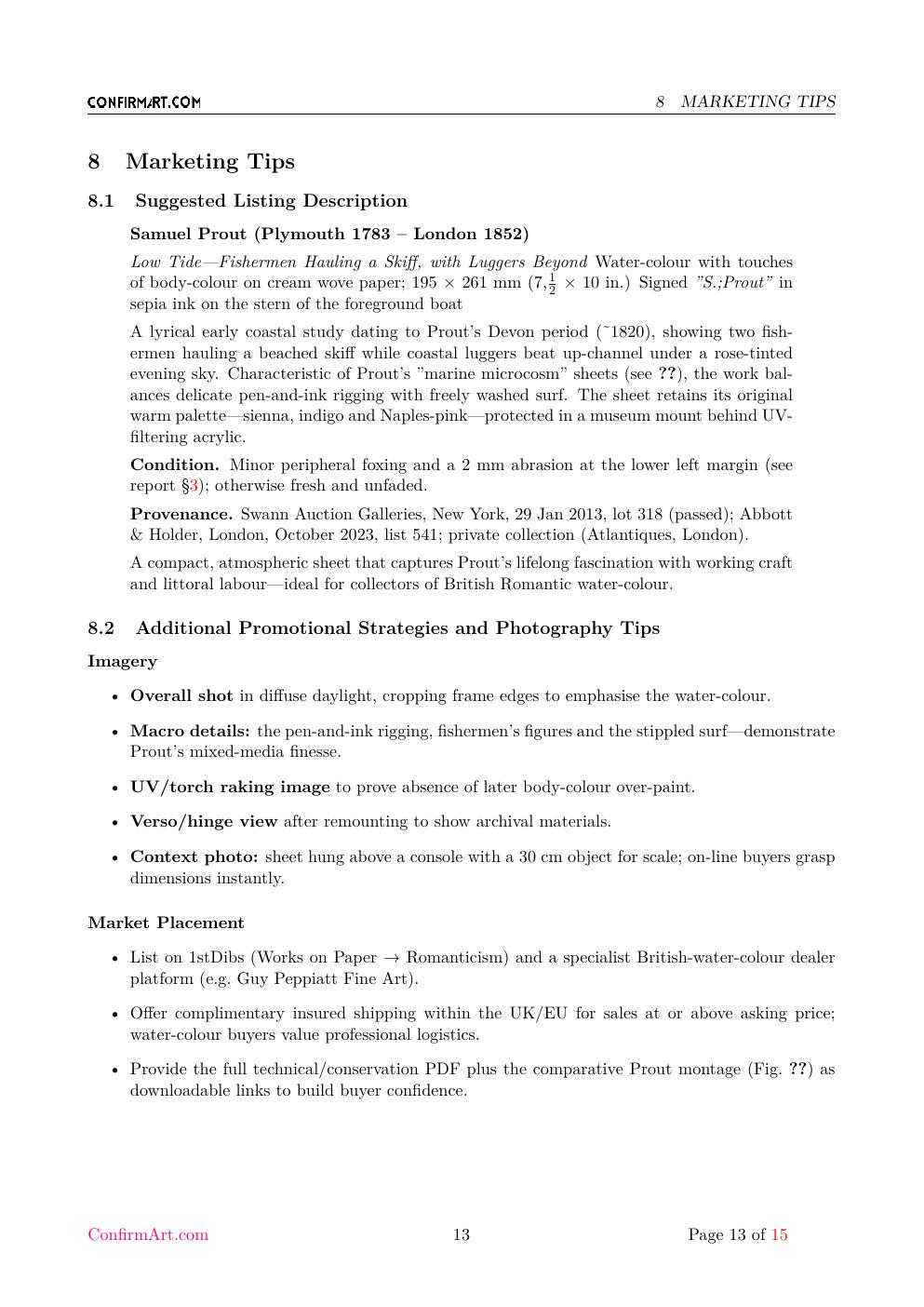 South coast fishermen report sample page 13