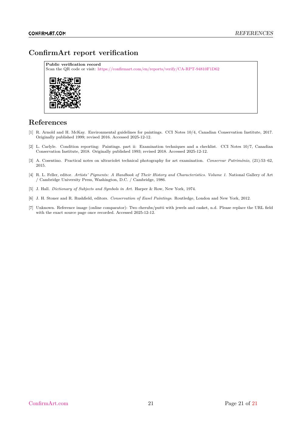 Portrait of an English Gentleman report sample page 21