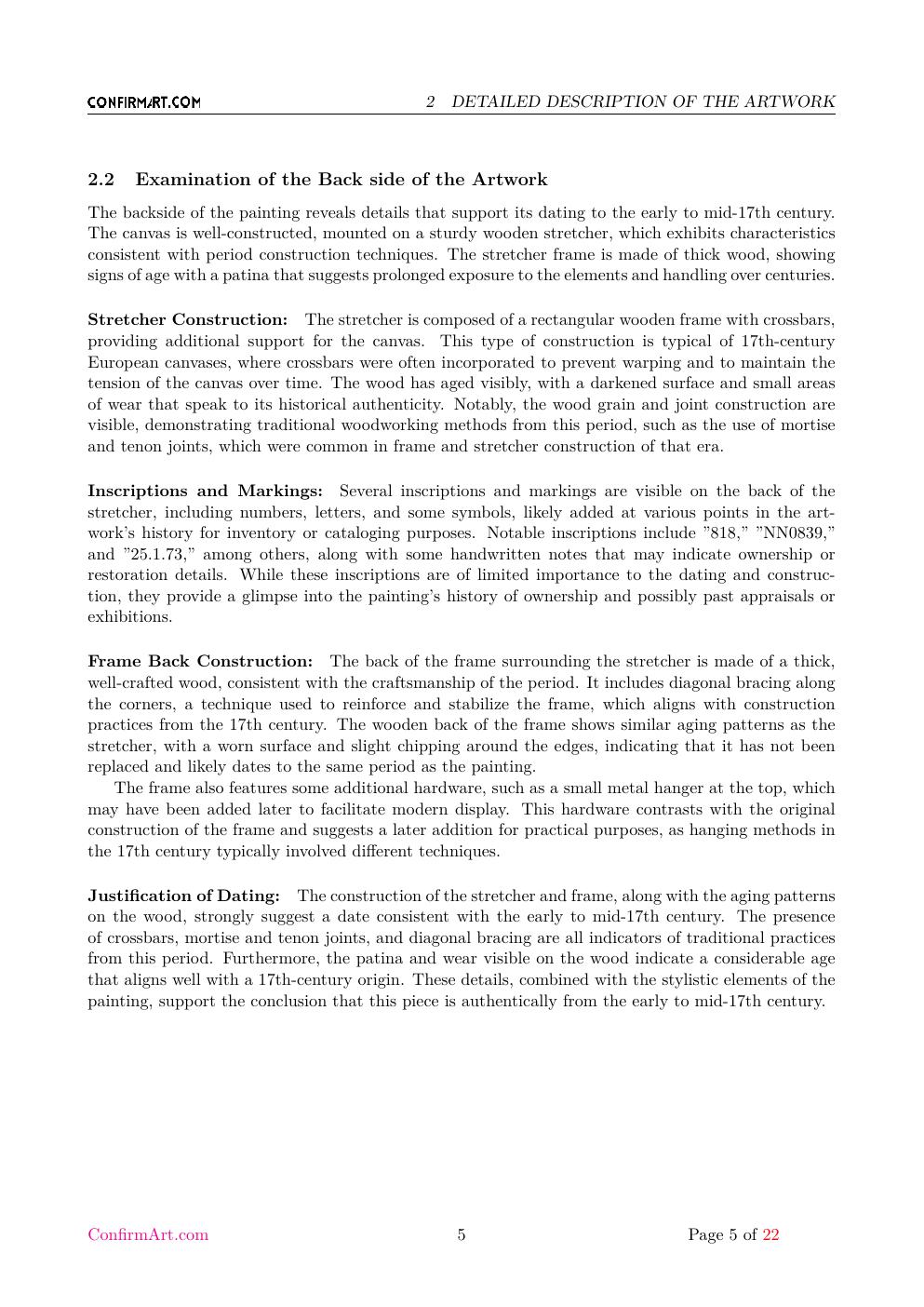 Flight to Egypt report sample page 5