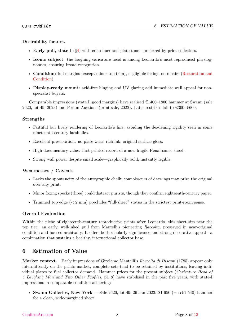 "da Leonardo da Vinci / MA." report sample page 8