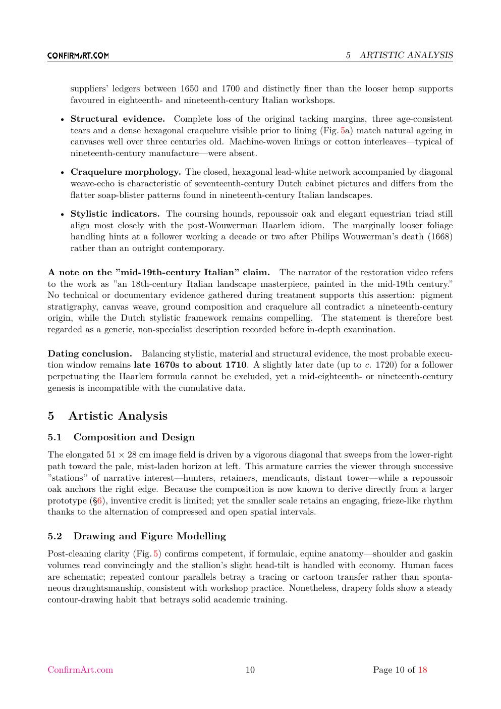 Hunting Party report sample page 10