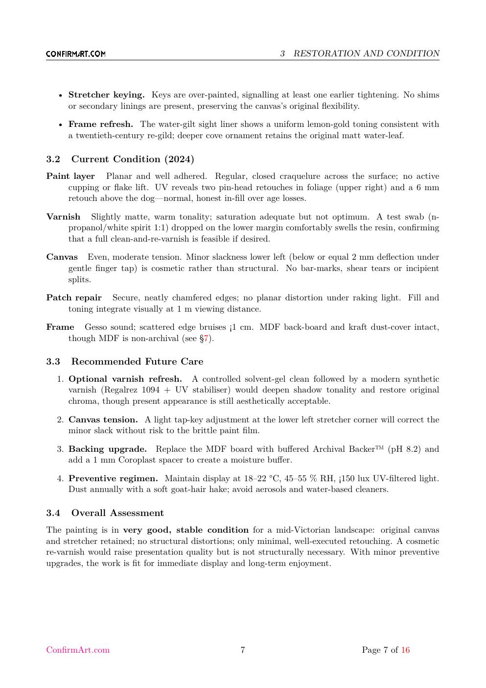 post-Constable report sample page 7
