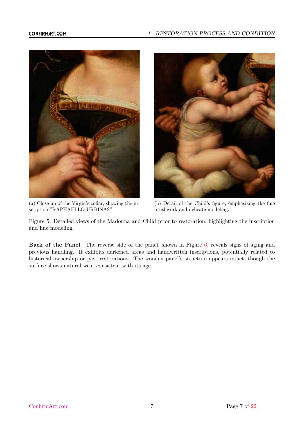 The Holy Family report sample page 7