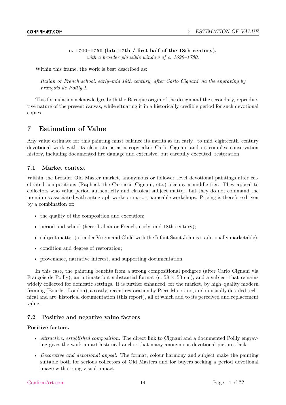 Virgin and Child with the Infant Saint John the Baptist report sample page 14