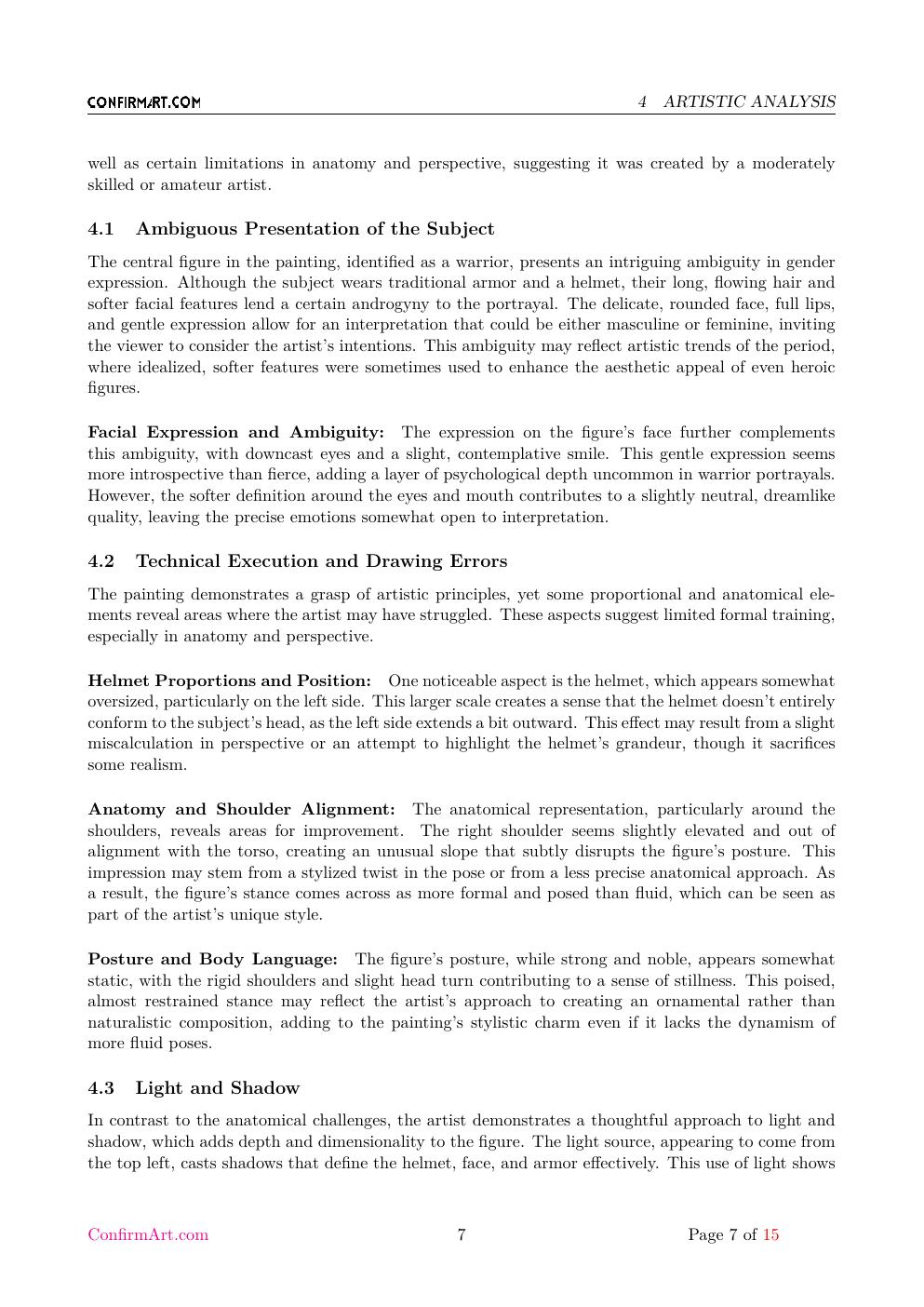 Amazzone Menalipe report sample page 7