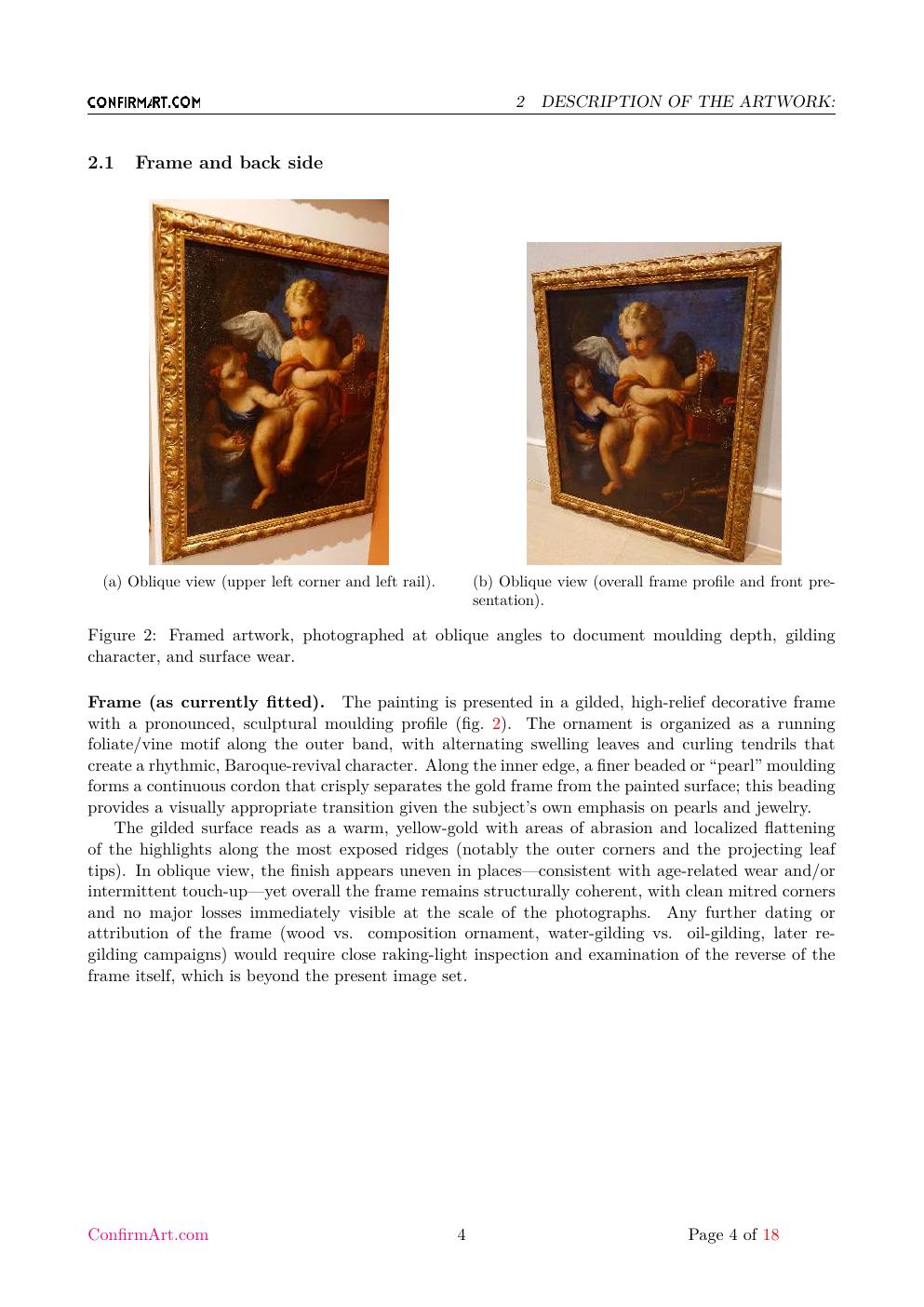 Putti Angels report sample page 4