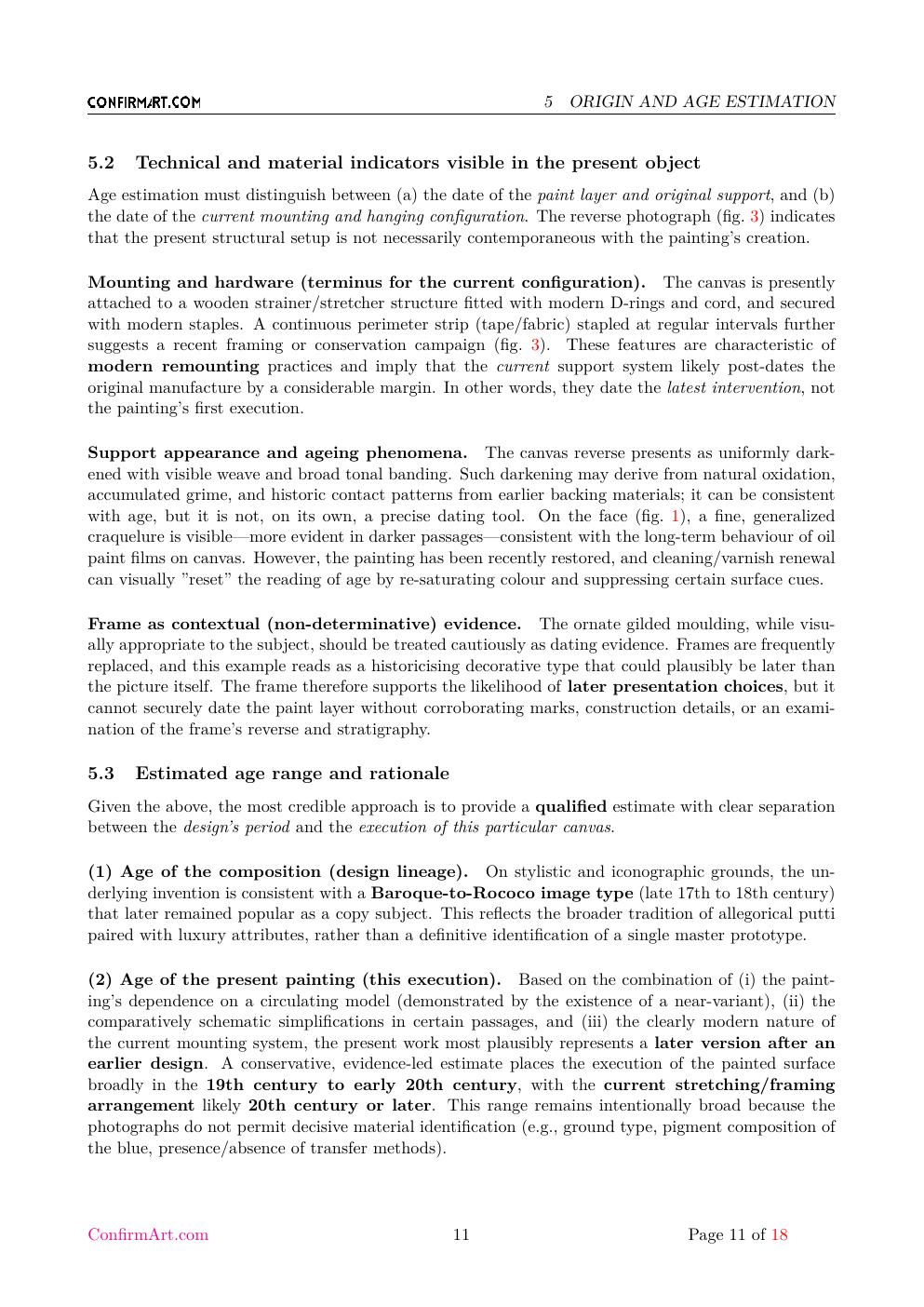 Putti Angels report sample page 11