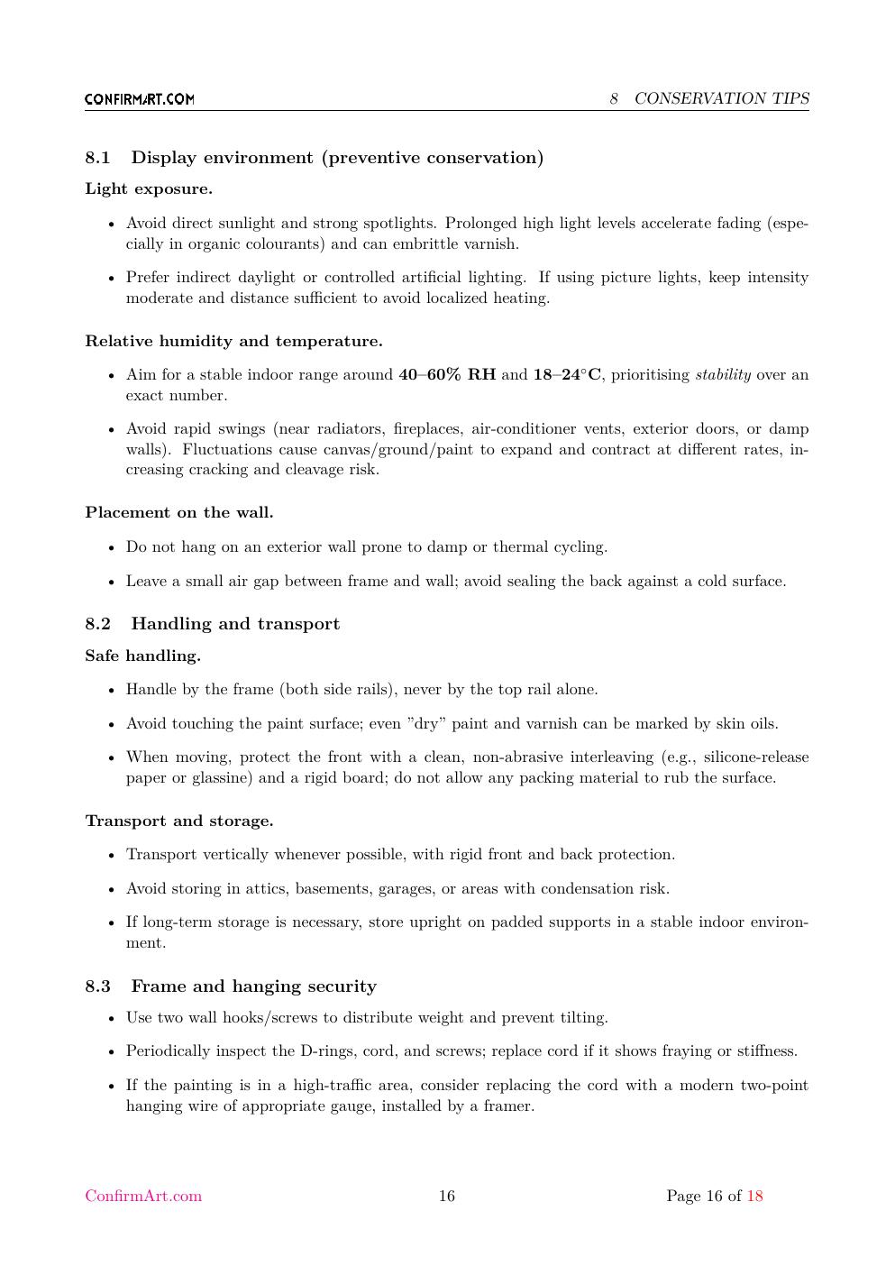 Putti Angels report sample page 16