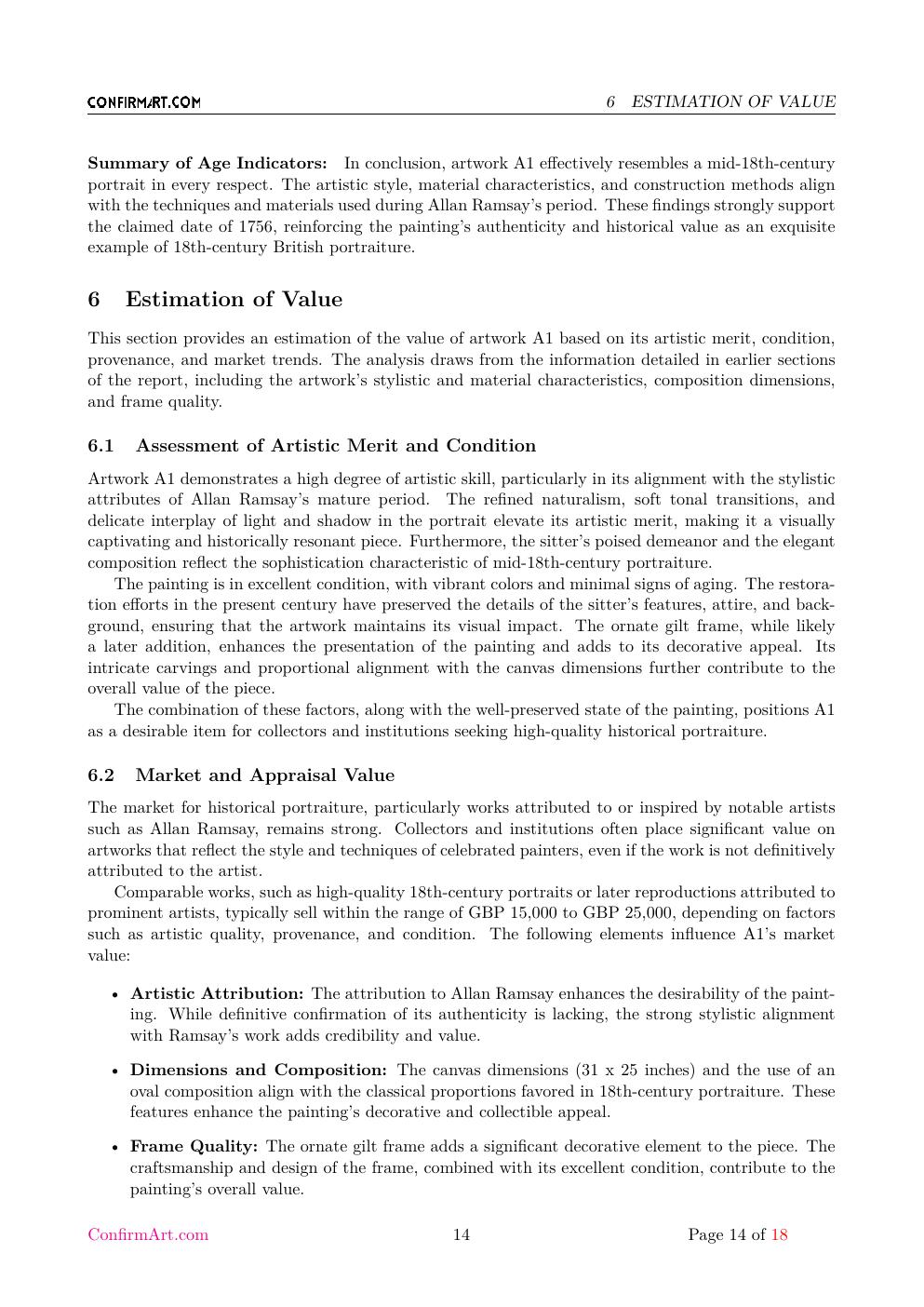 Portrait of Charles Barnwell report sample page 14