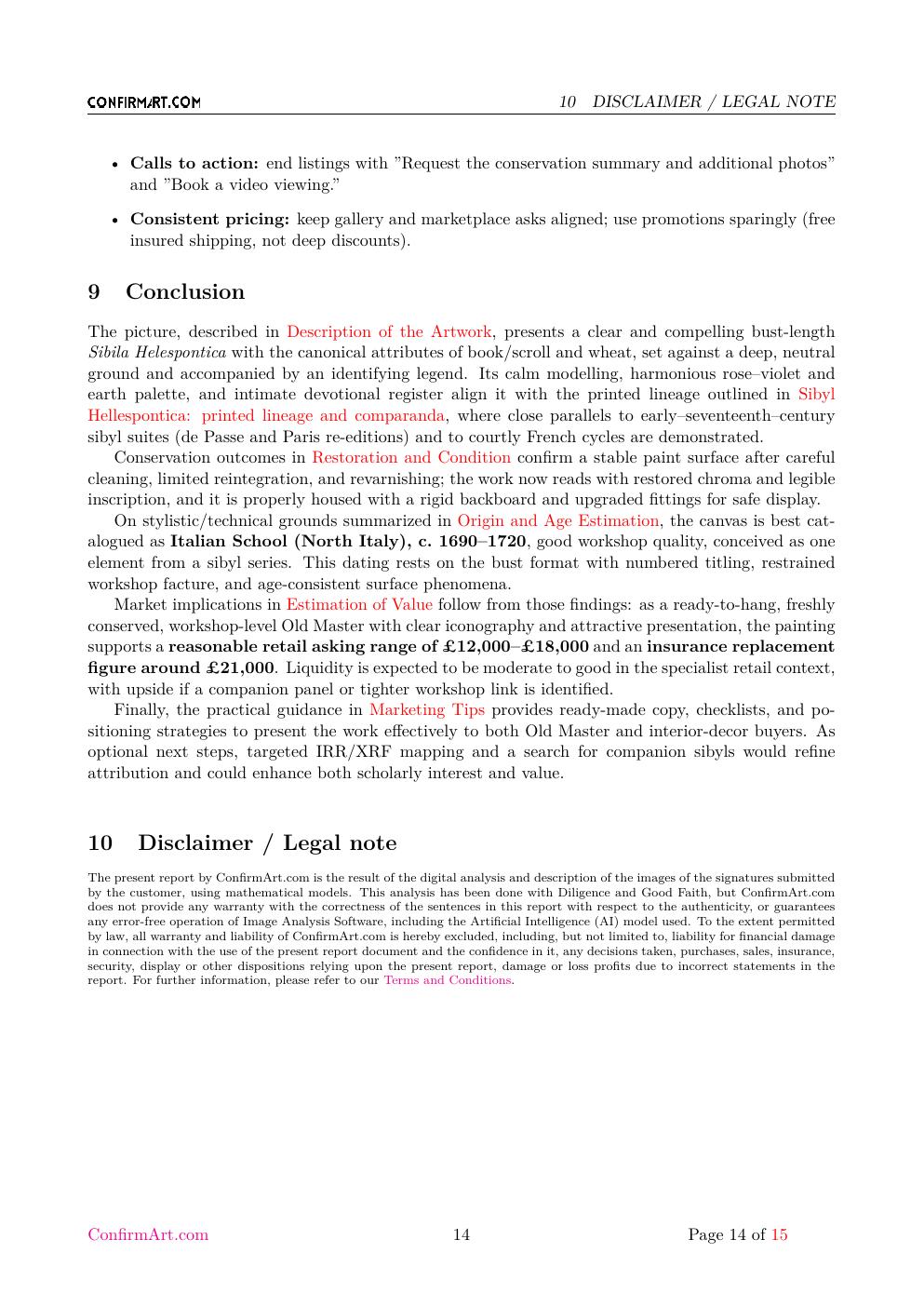 Sibila report sample page 14