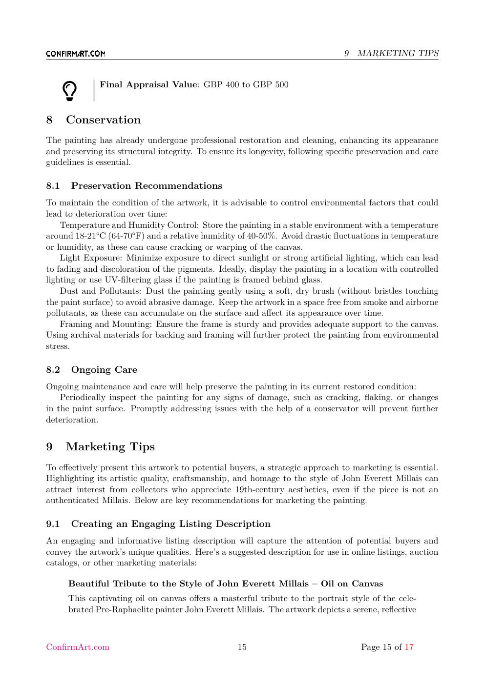Ready for Church report sample page 15