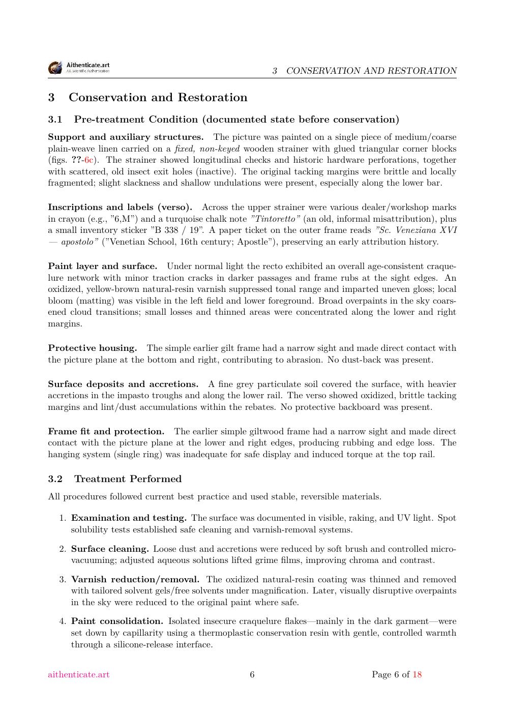 Saint Andrew report sample page 6