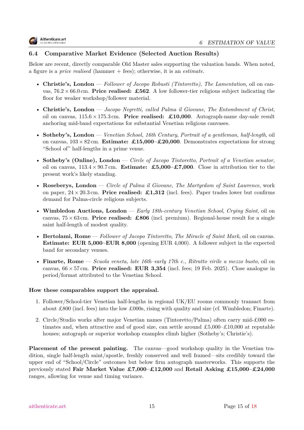 Saint Andrew report sample page 15