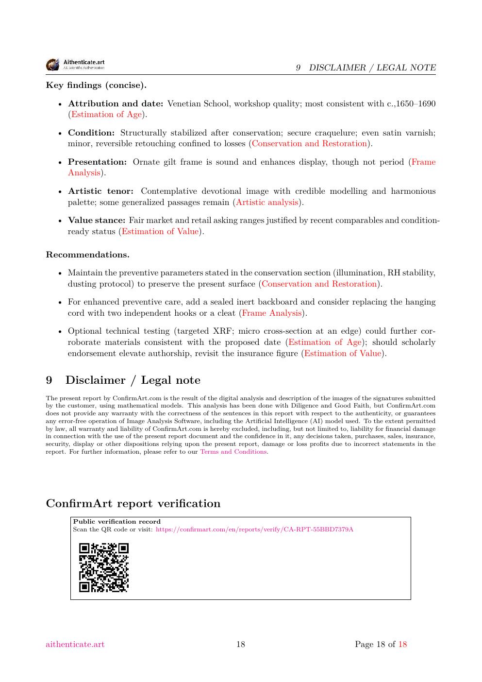 Saint Andrew report sample page 18