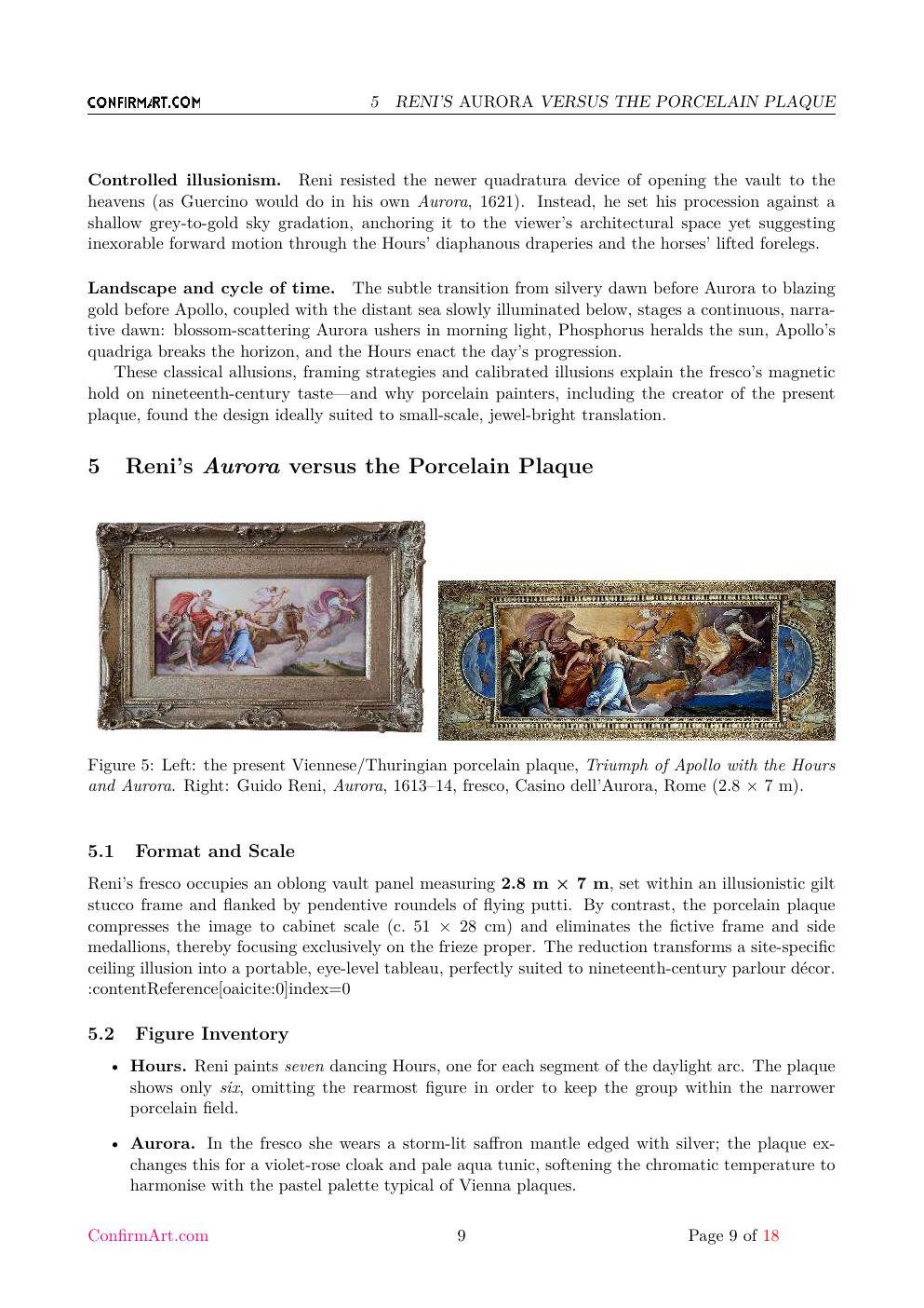 The Triumph of Apollo report sample page 9